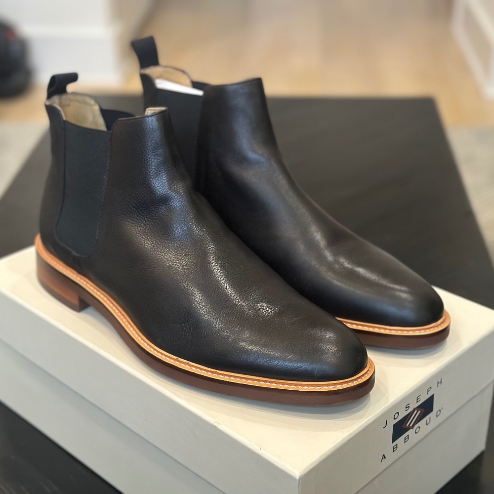 Joseph Abboud Chelsea Boot, Size 11.5, WORN ONCE!